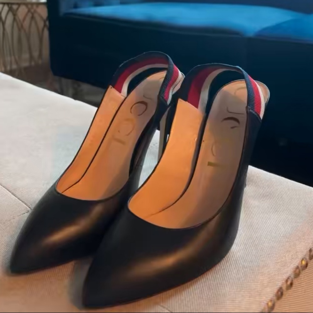 Gucci sling back black women’s heels